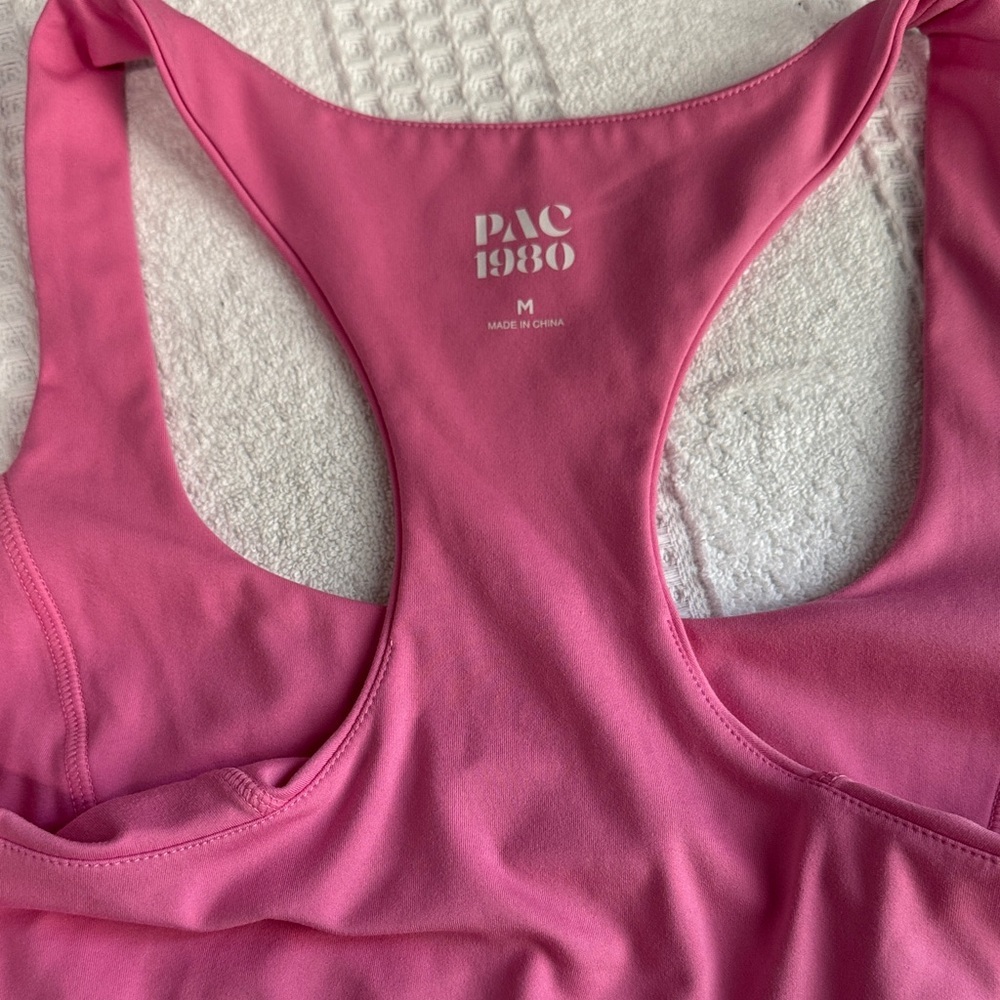 Chic Pink Women's Sports Bra - Picture 6 of 7